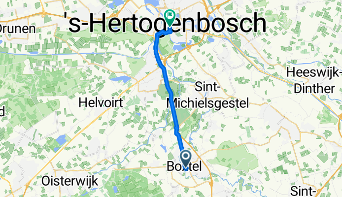 Rechterstraat 32B, Boxtel naar Torenstraat 16, 's-Hertogenbosch