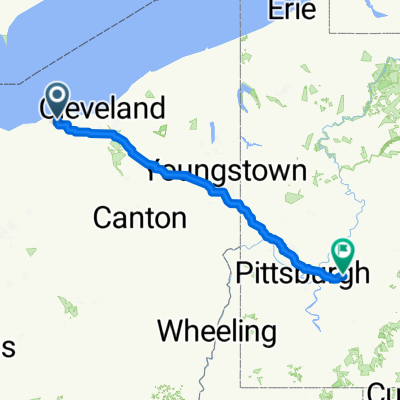 3496–3698 Abbe Rd, Sheffield to 3664 Hills Church Rd, Murrysville