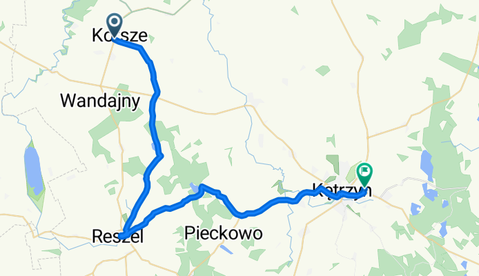 De Mickiewicza 11, Korsze a Rzemieślnicza 2, Kętrzyn