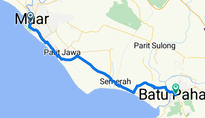 Jalan Abdul Rahman, Muar to 82–117, Jalan Pegawai, Batu Pahat
