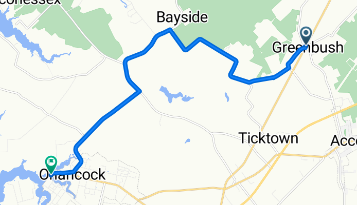 greenbush to onancock