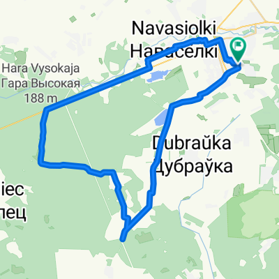 От улица Новая Заря 39, Марьина Горка до улица Новая Заря 39, Марьина Горка