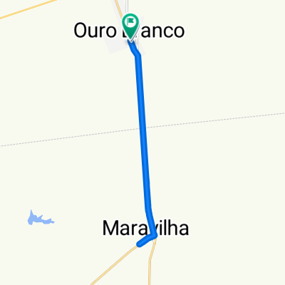 De Rua Coronel Lucena, 622–666, Ouro Branco a Rua Coronel Lucena, 496–580, Ouro Branco