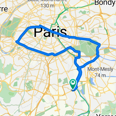 De 7T Rue Rouget de Lisle, Choisy-le-Roi à 7B Rue Rouget de Lisle, Choisy-le-Roi