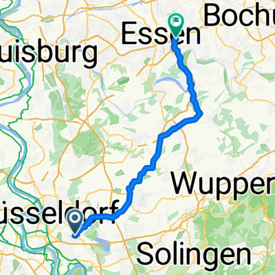 Düsseldorf Eller - Essen Huttrop