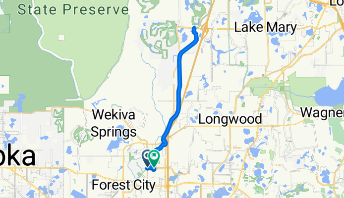 673–699 Montgomery Rd, Altamonte Springs to 631 Calibre Crest Pkwy, Altamonte Springs