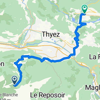 Itinéraire à partir de Voie Communale N°202, Mont-Saxonnex