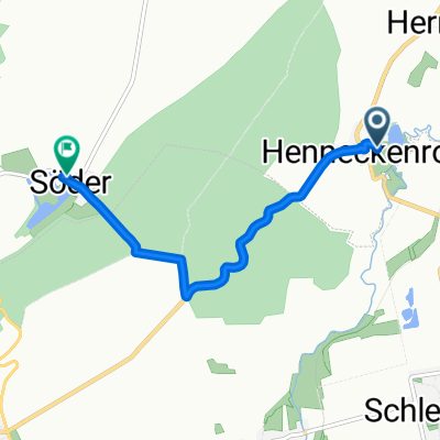 Henneckenroder Straße 1, Holle nach K309, Holle
