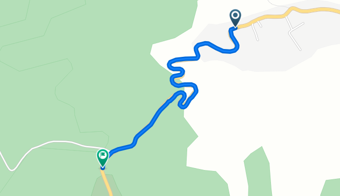 Route from DJ702, Cândeşti-Vale