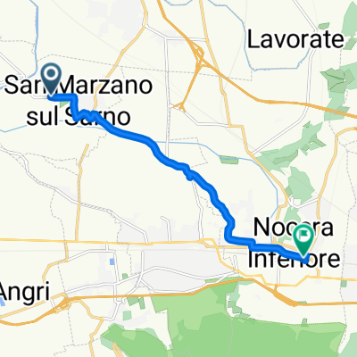 Da Viale Roma 94, San Marzano sul Sarno a Via Gianbattista Vico 2–4, Nocera Inferiore