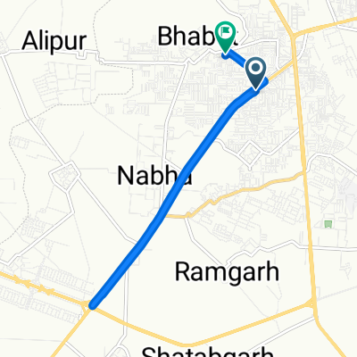 NH 7, Zirakpur to 14, Bhabat Main Road, Zirakpur