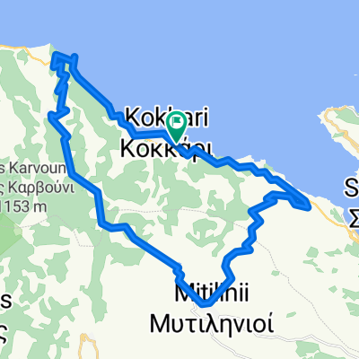 Rundfahrt auf Samos mit viel Schotterweg