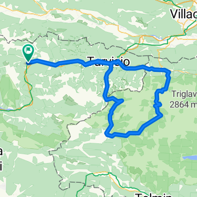 p.sso Vrsic, Val settimana