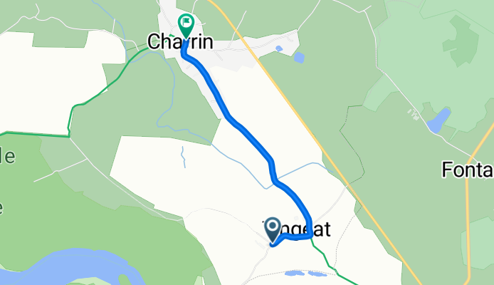 De 28 Rue de Tingeat, Charrin à 9 Rue de la Mairie, Charrin