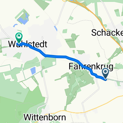Segeberger Straße 50A, Fahrenkrug nach Neumünsterstraße 25D, Wahlstedt