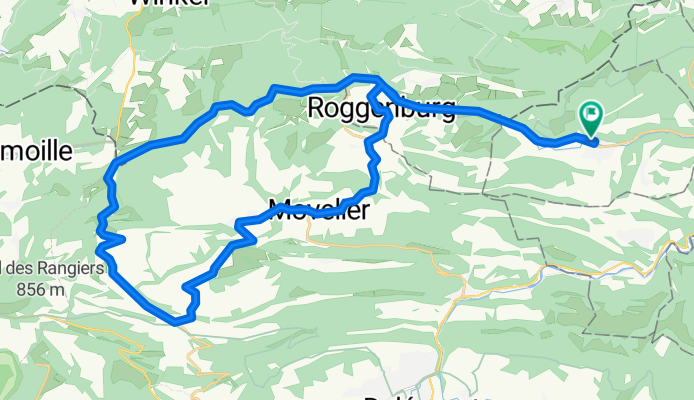 Lucelle-Bourrignon-Burgisberg-Pleigne-Roggenburg-Kleinlützel