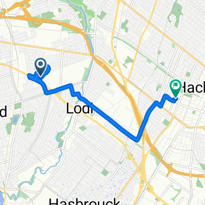 De 189 US-46 W, Saddle Brook à 100 Second St, Hackensack