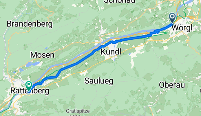 Gießen 8b, Wörgl nach Südtirolerstraße 19, Rattenberg