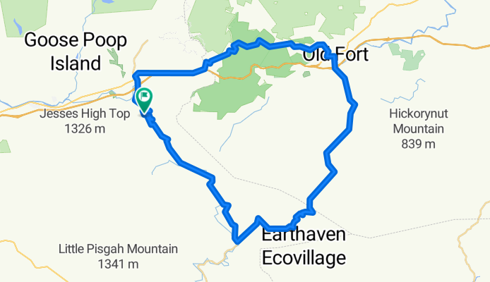 Black Mountain to Old Fort Loop