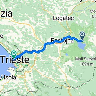 Cerknica - Postojna - Trieste