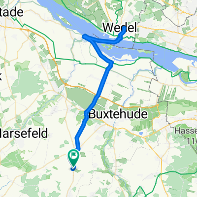 Isern-Hinnerk-Weg 2, Beckdorf nach Hauptstraße 17, Beckdorf