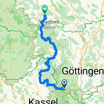 Wesertour 1. Tag