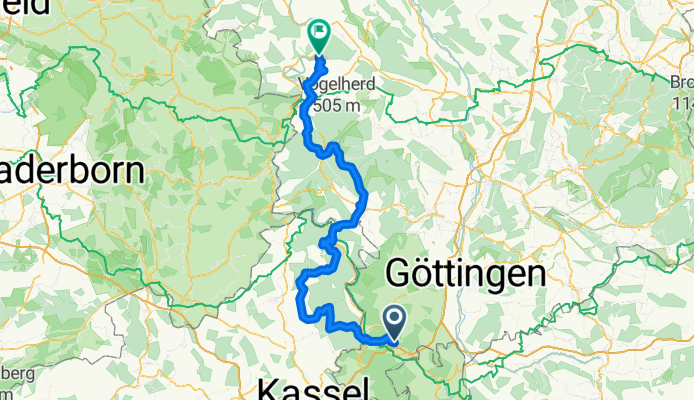 Wesertour 1. Tag