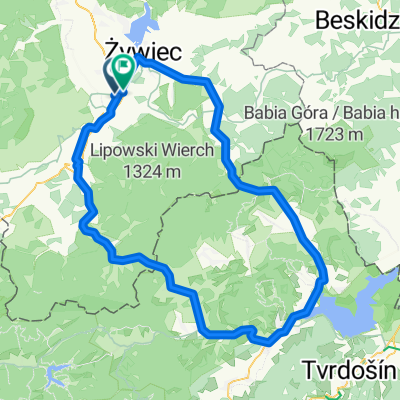 Radziechowy - Ujsoły - Nemestowo - Korbielów
