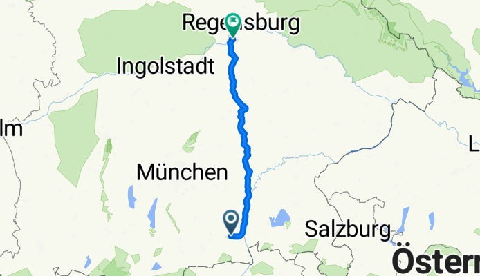Kufsteiner Straße 44Bad Feilnbach nach Inselstraße 1, Bad Abbach