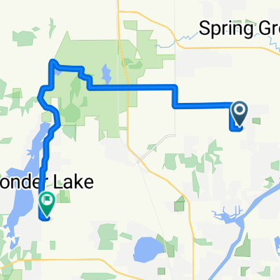 2402 Hiller Ridge, Johnsburg to 7405 Wooded Shore Dr, Wonder Lake