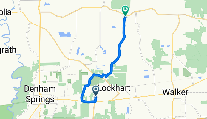 8441 Florida Blvd, Denham Springs to 32114 Burgess Rd, Denham Springs