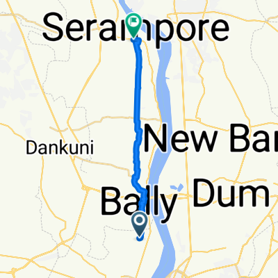 Howrah to Grand Trunk Road IA, Hooghly