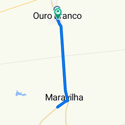 De Rua Coronel Lucena, 326–374, Ouro Branco a Rua Coronel Lucena, 496–580, Ouro Branco