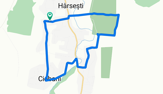 strada Dispensarului, Hârsești to strada Dispensarului, Hârsești