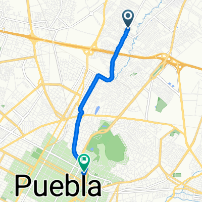 De Camino a Tlaltepango 10837A, Heroica Puebla de Zaragoza a Calle 6 Norte 1606, Heroica Puebla de Zaragoza