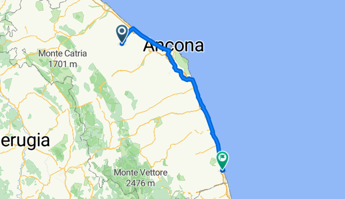 Da Via Casine 27 a SS16 271, San Benedetto del Tronto