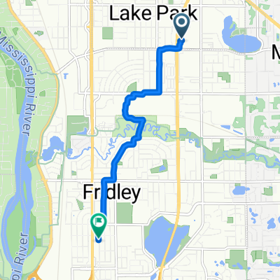 7777 MN-65 NE, Spring Lake Park to 5968 Fourth St NE, Fridley