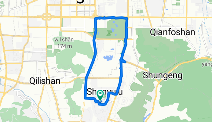 No.77 Yuhan Road, Jinan to No.78 Yuhan Road, Jinan