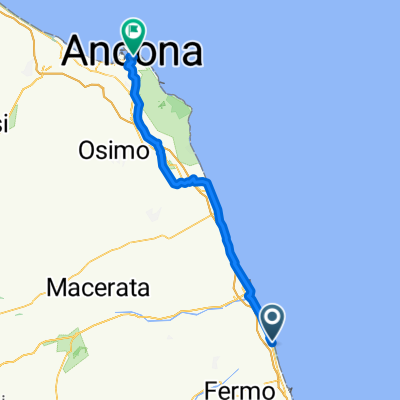 Largo Giuseppe Saragat 1A, San Tommaso Tre Archi to Via Antonio Giannelli 20, Ancona