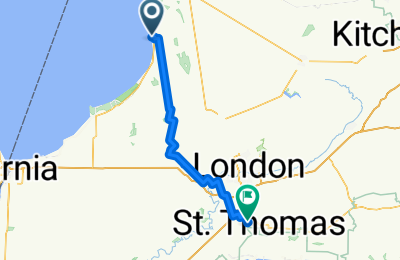 Route in der Bikemap App öffnen