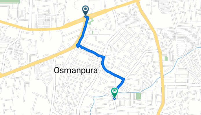 Kranti Chouk, Aurangabad to Shiv Commercial Complex, Aurangabad