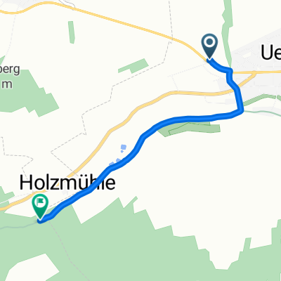 Route von Am Schneckenpfad, Uettingen