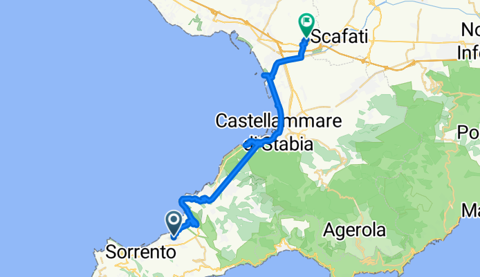 De Via Iommella Grande 99, Sant'Agnello a Via Lepanto 27, Pompei