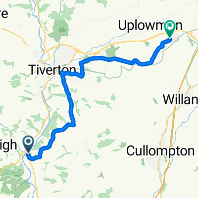 Bickleigh Village to Higher Town 23A, Sampford Peverell
