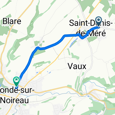 De 14 Rue du Stade, Saint-Denis-de-Méré à 1 Rue Saint-Gilles, Condé-sur-Noireau