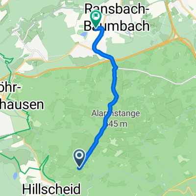 Bachgasse 4, Hillscheid to Pleurtuit-Straße 5, Ransbach-Baumbach