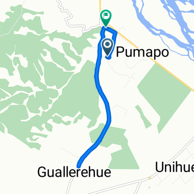 Ruta a O-862, Santa Juana tranquila