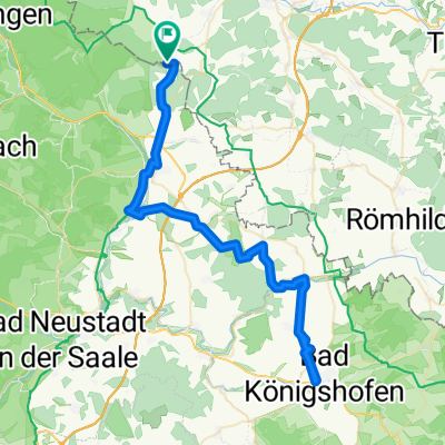 Meiningen-Haßfurt Radweg