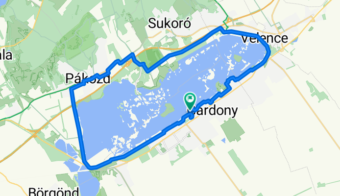 Üdülők útja 24, Gárdony to Üdülők útja 24, Gárdony