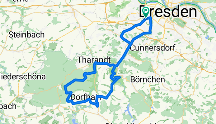 Cross Pesterwitz-Tharandt-Rabenau